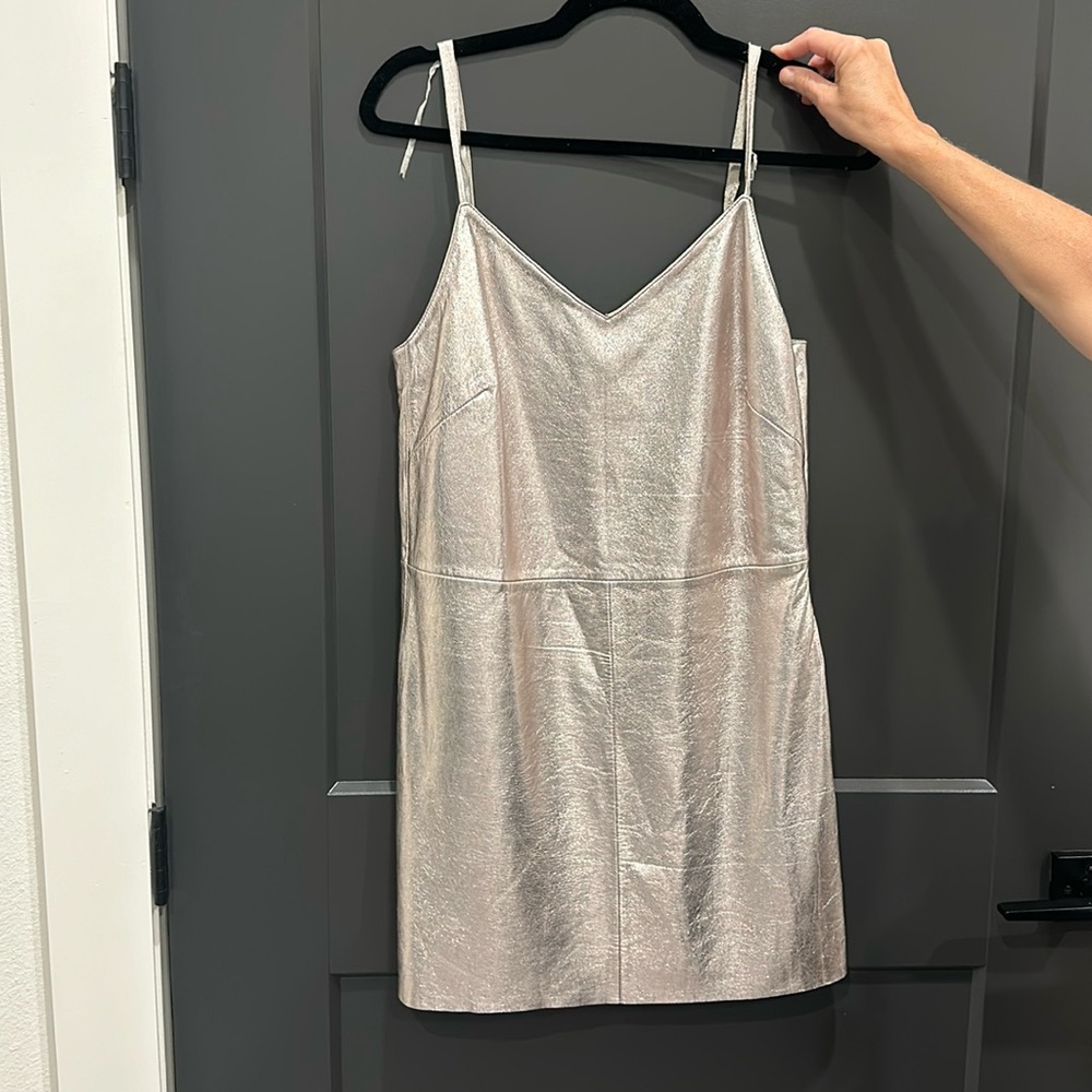 Leather Walter baker dress